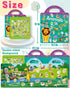 Oomloid Reusable Animal Sticker Book for Kids Toddlers 2-4 Years, Preschool Learning Activities Waterproof Sticker Books for Teens Girls Boys...
