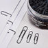 500pcs Paper Clips Assorted Sizes, Small, Medium and Large?1.1inch, 1.3inch and 2inch) Paper Clips, Vinyl Coated Paperclips for Office, School, Ho...