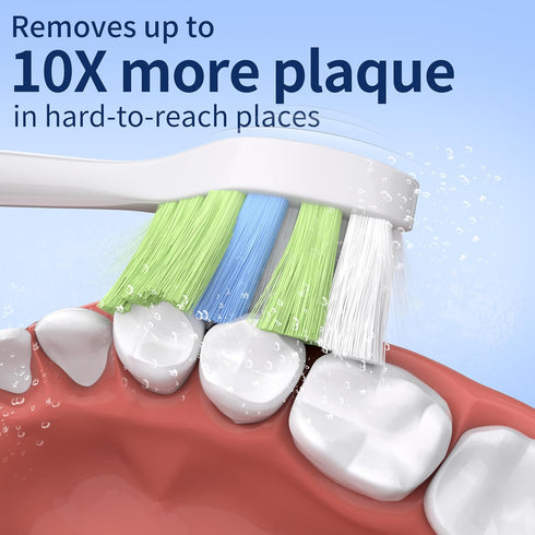 Replacement Toothbrush Heads Compatible with Philips Sonicare Electric Toothbrush, White, 10 Pack Refills....