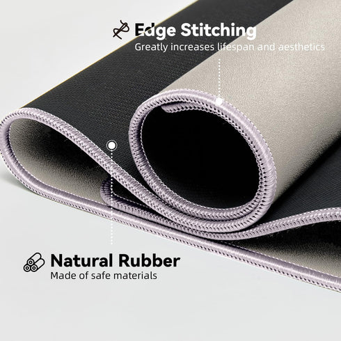 Waterproof Large Gaming Mouse Pad with Durable Stitched Edges, Non-Slip Rubber Base, Smooth Surface Mouse Mat Desk Pad for Home Office Gaming, 27....