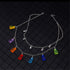 N/Q Layered Punk Gothic Resin Gummy Cartoon Bear Link Chain Pendant Necklace Colorful Rock Hip Hop Transparent Animal Choker Necklace for Women Pa...