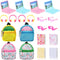 20 Pieces Doll Backpack Set Dollhouse School Accessories Doll Travel Supplies Include Mini Laptop Scene Simulation Backpack Bag with Zipper Mini H...