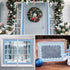 69Ft Christmas Bulletin Board Borders 5 Design 60Pcs Winter Snowflake Trim Borders Blue Plaid Stripe Dot Bulletin Board Stickers for School Classr...