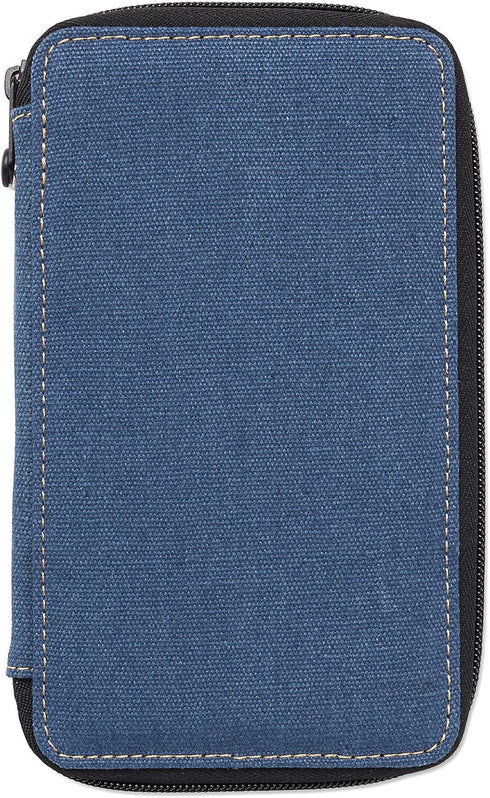 Speedball Art Products 254240 24 Pencil Storage Canvas Pencil Case, Denim...
