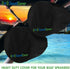 Two Large Black Heavy Duty Marine Wakeboard Tower Pod Speaker Covers for Large Round Boat Speakers - Cover Dimensions: Height 14" x Width 14" x De...