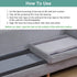TEUVO Couch Cushion Non Slip Pads to Keep Couch Cushions from Sliding, Hook and Loop Tape with Adhesive for Smooth Surfaces, 2m Long and 11cm Wide...
