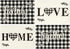 Artoid Mode Love Family Together Home Buffalo Plaid Placemats for Dining Table, 12 x 18 Inch Holiday Vintage Thanksgiving Washable Table Mat Set o...