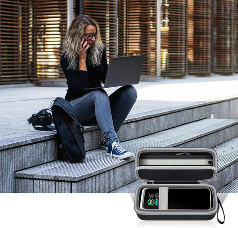 Case Compatible with Anker Prime Power Bank 27,650mAh 3-Port 250W Portable Charger, Battery Charging Station Carrying Travel Storage Holder for US...