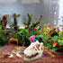 2Pcs Aquarium Decoration Small Resin Dinosaur Skull Skeleton Fish Tank Aquarium Aquarium Cave Pet Reptile House Decoration...