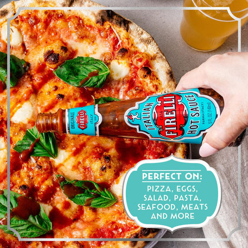 FIRELLI Italian Hot Sauce | 5oz Bottle (Pack of 1) | Perfect Kick for Pizza, Ramen, Eggs | Great Balanced Flavor, Gluten Free, Keto, All Natural, ...