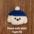 Plush Case Compatible with Sony Linkbuds S,Handmade Knitted Cartoon Headphone Case,Rechargeable Headphone Headphone Case,Creative Funny Cute Knitt...