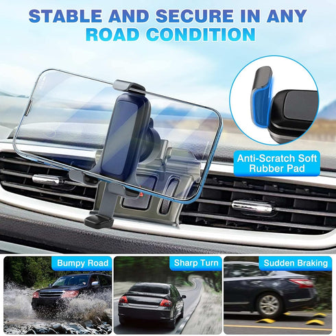 Car Phone Holder for 2014-2020 Nissan Rogue(Not for Rogue Select)/Rogue Sport 2017-2023/Murano 2015-2023 Cell Phone Holder Mount Cradle Dashboard ...