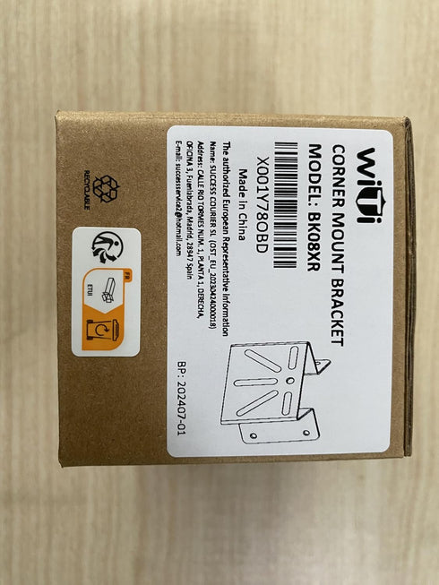 WiTi Stainless Steel Exterior Outside Wall Corner Mount for PTZ Camera,Solid Holder Bracket for a Wide View Angle Installing CCTV Surveillance Cam...