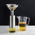 New Star Foodservice Stainless Steel Funnel with Detachable Strainer/Filter, 5", Silver...