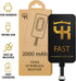 2000 mAh Qi Receiver Type A for Samsung Galaxy J7 J8 J6 J3 A7 A8 - LG K40 K30 K20 K10 V10 Stylo 2 3 - Qi Wireless Charging Adapter Type A......
