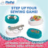 Blue Feather Products SPP-WH Classic Sewing Pinpal White...