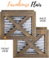 Autumn Alley Farmhouse Napkin Holder Wooden- Upright - Classic Barn Door Design with Galvanized Metal - Rustic Napkin Holder for Farmhouse Kitchen...