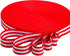 50 Yards Christmas Striped Ribbon Grosgrain Fabric Ribbon Red White and Black Candy Cane Craft Wrapping Ribbons Roll for Wraps Embellishments Part...