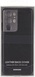 Samsung Galaxy S21 Ultra Case, Leather Back Cover - Black (US Version)...