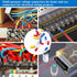 Tnisesm 300PCS Insulated Wire Crimp Connectors Assortment Kit with Ring, Spade, Butt, Quick Disconnect, Crimp Automotive Cable Terminals TN-T01...