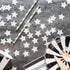 MOWO Glitter Star Confetti Wedding Party Decor and Table Decor 1.2’’ in Diameter (silver glitter,200pc)...