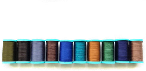 All Purpose Extra Strong Heavy Duty Bonded Sewing Thread (Fall) Great for Quilting, Leather, Denim, Outdoor and Camping Products. 10-Pack 50wt/3PL...