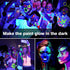 4 Pack A19 LED Black Light Bulbs,9W (100W Equivalent) E26 Base Dimmable Black Lights, UVA Level 385-400NM, Halloween Light Bulbs?Glow in The Dark?...