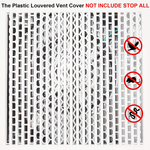Trolleyshop 4pcs/Pack Dryer Vent Grill Bird Guards, Bathroom Exhaust Vent Bird Guards Dryer Vent Covers Inserts Stop Bird Nesting 3 Inch to 8 Inch...