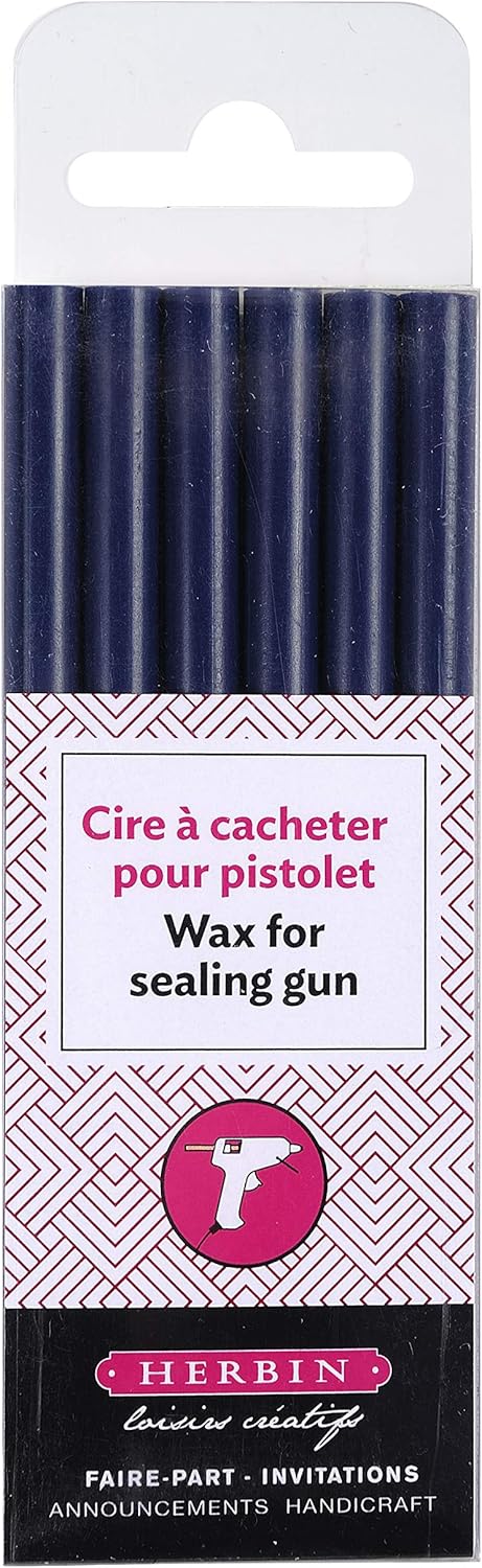 Herbin Glue Gun Wax - 4 3/4 long - Dark Blue...