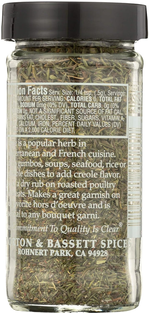 Morton & Bassett Thyme, 1-Ounce jar...