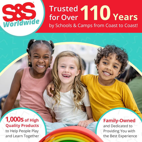 S&S Worldwide Jumbo Bingo Calling Cards. 5-3/4" High Cards with 1-3/4" High Numbers and Letters can be Read from 50 Feet or More....