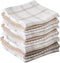 T-Fal Premium Waffle Dish Cloths: Highly Absorbent, Super Soft Long Lasting - 100% Cotton, 12"x13" Flat Waffle Dish Towel for Cleaning & Drying Di...