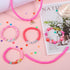 28 Strands Purple Clay Beads Bracelet Making Kit, Friendship Preppy Flat Polymer Clay Heishi Beads for Bracelets Jewelry Making Kit, DIY Arts and ...