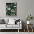 Posterizer 1 pcs-dainty assorted flowers with green background-Floral & Botanical Art-Abstract & Modern Art-Decor for Home & Office- UNFRAMED Wall...