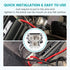 3 Way Power Distribution Block Zine-Alloy, 0/2/4 Gauge in 4/8 Gauge Out Auto Car Audio Distribution Connecting Block, 3 Way Ground Distribution Bl...