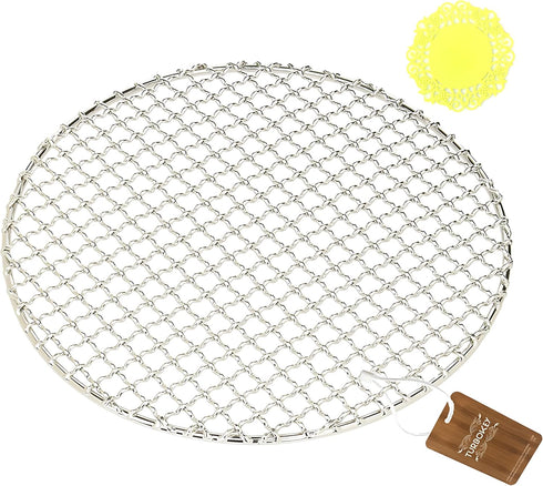 Barbecue Grids Grill Wire Cooling Racks for Oven Use Dia 11" Stainless Round Cooking Racks for Barbecue Air Fryer Instant Pot Pressure Cooker Cann...