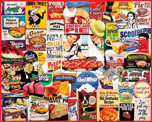 White Mountain - Pies - 1000 Piece Jigsaw Puzzle for Adults, Children, + Grandparents...