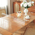 Clear Table Protector 12 x 24 Inch, 1.5mm Thick Plastic Table Cover, Waterproof PVC Clear Table Cover Protector, Desk Protector Mat, Writing Desk ...