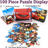 LELEMON Cars 100 Pieces Jigsaw Puzzles for Kids Ages 4-8 Lightning Puzzles in Metal Box, Children Learning Educational Puzzles for Boys and Girls...