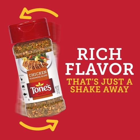 Tone's Chicken Seasoning Blend, 2.50 Ounce...