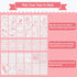 30 PCS Bullet Journals Stencils Supplies (5.1x7.9 Inch) Plastic Planner Stencil for Journaling Bujo Accessories Incl Ultimate Productivity and Mon...