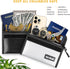 Fireproof Money Bag, 5 x 8 inches Fireproof Wallet, Waterproof Cash Bag with Zipper, Small Fireproof Cash Bag for Valuables...