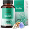 HERBAMAMA Inulin Powder Capsules 1200mg - Digestive Support & Gut Cleanse with Inulin Prebiotic Fiber - Vegan, Non-GMO Chicory Root Powder Supplem...