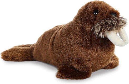 Aurora® Adorable Mini Flopsie™ Walrus Stuffed Animal - Playful Ease - Timeless Companions - Brown 8 Inches...