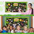 103 Pcs Jungle Bulletin Board Set Welcome to The Jungle Animal Bulletin Board Decorations Monkey Elephant Forest Cutouts Educational Classroom Wal...