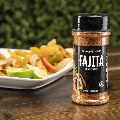 Blackstone 4230 Fajita Powder for Veggies, Chicken, Beef, Poultry, Steaks, Fries-Authentic Mexican Taste with Paprika, Cumin, and Garlic, All-Purp...