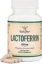 Double Wood Supplements Lactoferrin 250mg per Serving (60 Capsules) Patented Bioferrin Lactoferrin - Superior Iron Supplement for Iron Deficiency ...