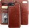 Bocasal PU Leather Wallet Case for iPhone 7/8 Plus with Card Holder, Magnetic Kickstand, Wrist Strap & Removable Flip Cover (Brown)...