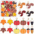 64Pcs Fall Thanksgiving Pumpkin Charms Pendants Maple Leaf Acorn Charms Alloy Enamel Charms Autumn Charms for Jewelry Bracelets Necklace Making DI...