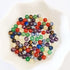 350pcs 4mm 7 Chakra Natural Stone Round Beads Crystals Energy Healing Genuine Real Stone DIY Charm Smooth Beading for Bracelet Necklace Earrings J...